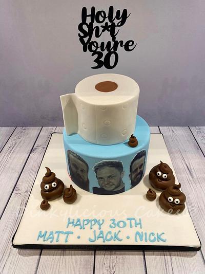 Toilet roll cake. - Cake by Dinkylicious Cakes