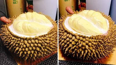 How To Decorate Durian Cake? - Cake by CakeArtVN