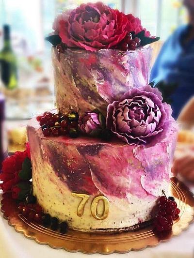 Birthday cake - Cake by Silvia
