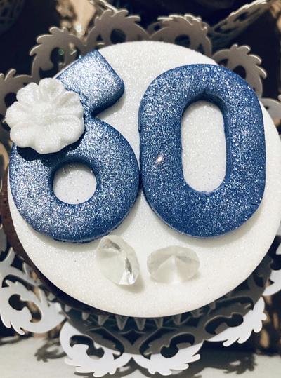 60 Diamond Wedding Years - Cake by Sugar by Rachel