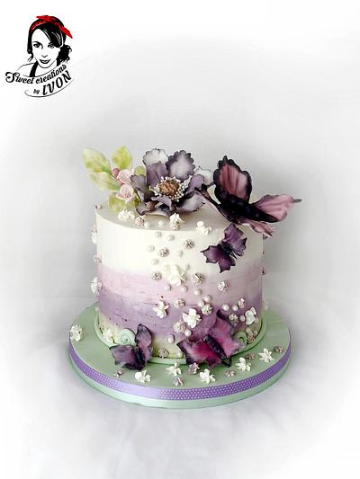 Butterflies - Cake by Ivon