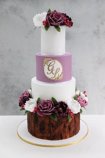 Rustic Wedding Cake !  - Cake by Signature Cake By Shweta