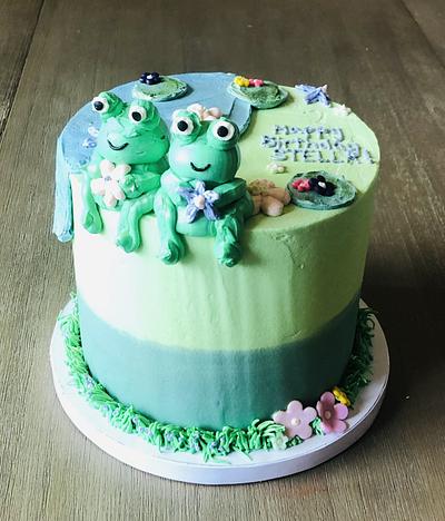 Frog cake - Cake by MerMade
