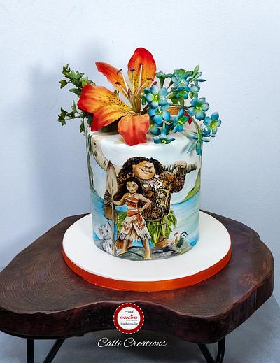 Moana Birthday Cake - Cake by Calli Creations