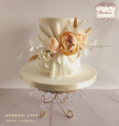 Wedding flower - Cake by mona ghobara/Bonboni Cake