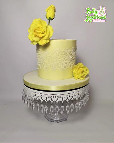 Yellow Roses - Cake by Bety'Sugarland by Elisabete Caseiro 