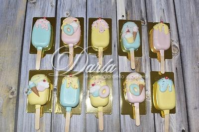 sweets themed cakepopsicles - Cake by Daria Albanese