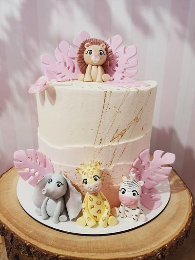 Baby shower cake - Cake by ClaudiaSugarSweet