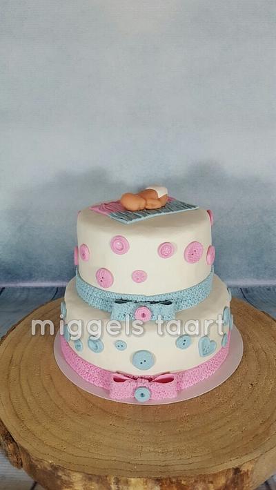 baby shower cake - Cake by henriet miggelenbrink