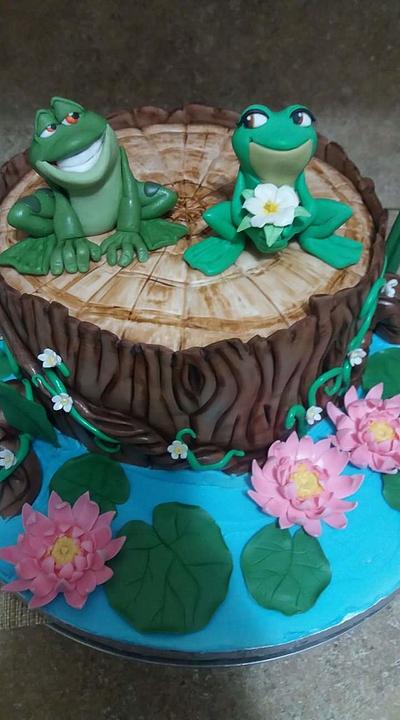 Princess and the frog cake - Cake by Alex