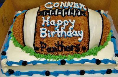 Buttercream Football - Cake by Nancys Fancys Cakes & Catering (Nancy Goolsby)