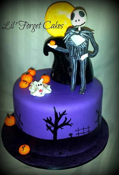Nightmare Before Christmas - Cake by lilforgetcakes