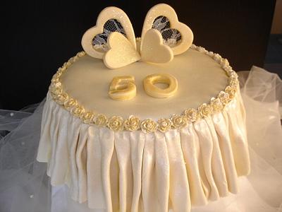 Golden Wedding - Cake by petal