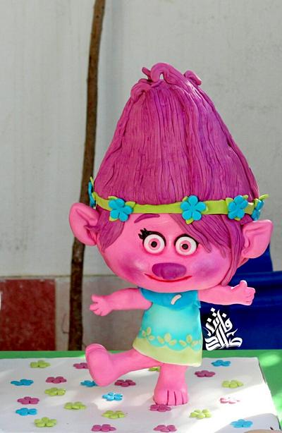 Princess Poppy Trolls - Cake by Faten_salah