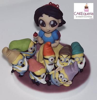 Snow White and the 7....MINIONS!! - Cake by CAKEqueria