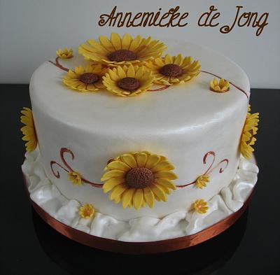 Sunflower Cake - Cake by Miky1983