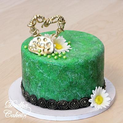 Daisies - Cake by Dadka Cakes