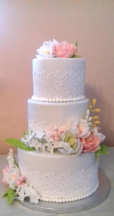 Wedding cake. - Cake by Aliena