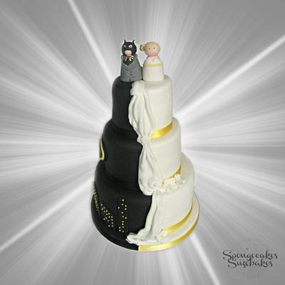 Batman Wedding Cake - Cake by Spongecakes Suzebakes