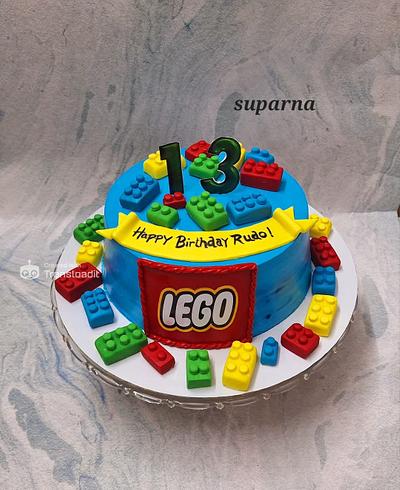 Lego cake. - Cake by Suparna 