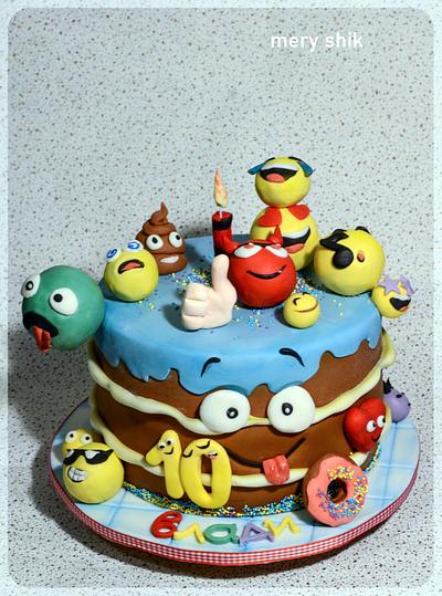 Emoticones cake - Cake by Maria Schick
