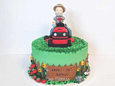 Seventy Third Birthday - Cake by Donna Tokazowski- Cake Hatteras, Martinsburg WV