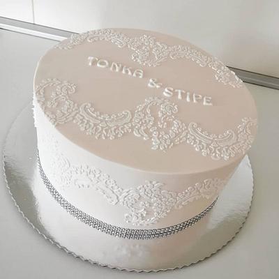 Wedding cake - Cake by Tortebymirjana