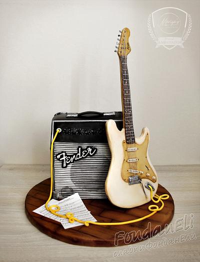 Fender - 3D cake - Cake by FondanEli
