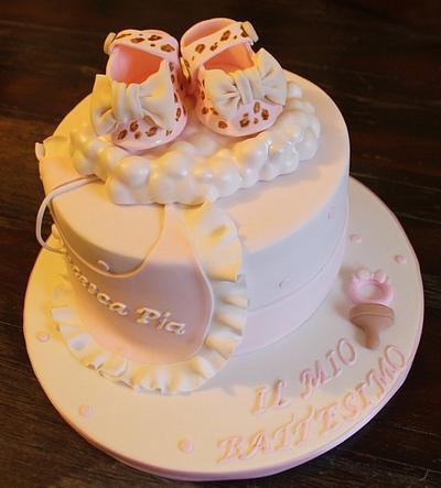 christening cake - Cake by Elisabethf