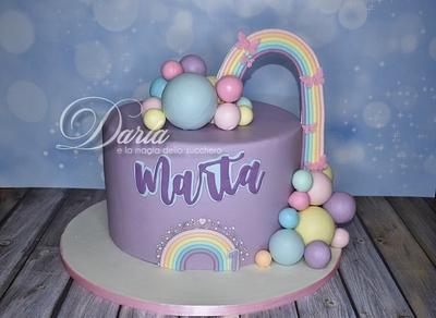 Rainbow themed cake - Cake by Daria Albanese