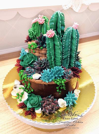 Passion for Cactus - Cake by Aniko Vargane Orban