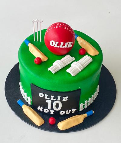 Cricket mad! - Cake by Rhona