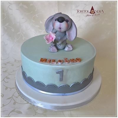 Cute little bunny - Cake by Tortolandia