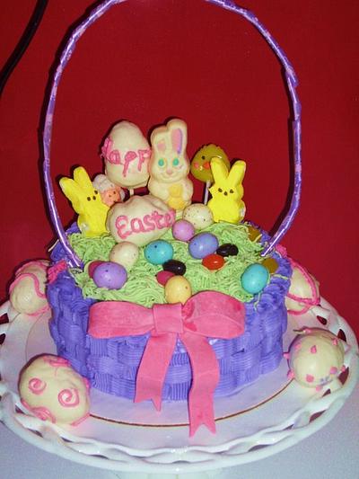Easter Basket Cake - Cake by Angie Mellen