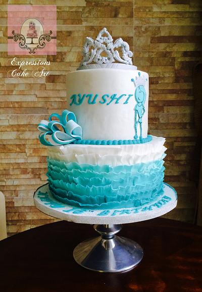 Ruffles and curls - Cake by Expressions Cake Art (Su)