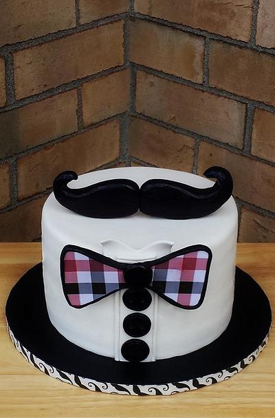 Mustache & Bow Tie Cake - Cake by Enza - Sweet-E