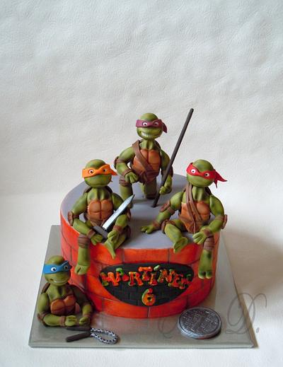 ninja turtles - Cake by Derika