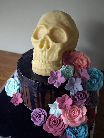 Skull Cake - Cake by Cathy's Cakes