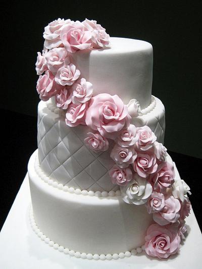 Cascading Roses - Cake by Nicholas Ang