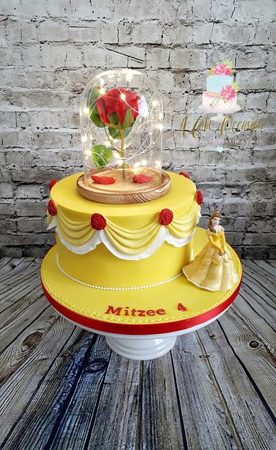 Beauty and the beast enchanted rose cake  - Cake by A Cake Occasion 