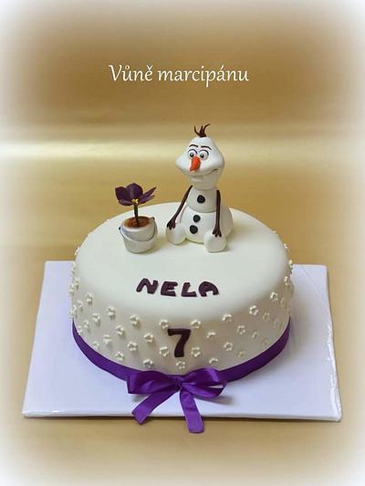 Olaf - Cake by vunemarcipanu