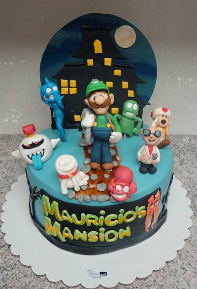 Luigi's Mansion Cake - Cake by Paladarte El Salvador