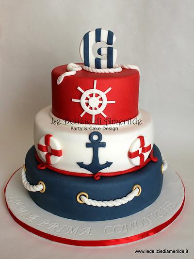 Gabriel Navy Style - Cake by Luciana Amerilde Di Pierro