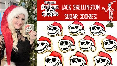 JACK SKELLINGTON CHRISTMAS COOKIES! - Cake by Miss Trendy Treats