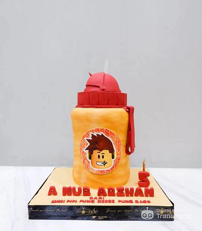 Roblox Drink Bottle Birthday Cake - Cake by Dapoer Nde