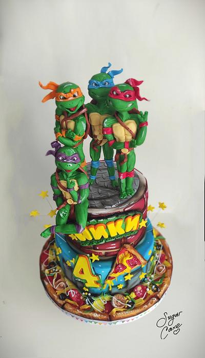 Teenage Mutant Turtles Ninja - Cake by Tanya Shengarova