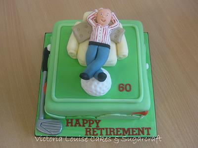 Golf Retirement Cake - Cake by VictoriaLouiseCakes
