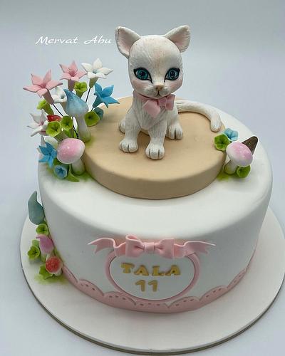 Kitten cake  - Cake by Mervat Abu