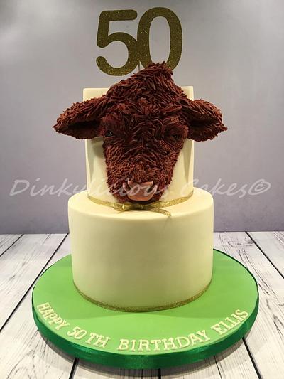 Ruby Red Cow  - Cake by Dinkylicious Cakes