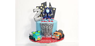 Transformers for my grandson's 2nd birthday - Cake by Donna Tokazowski- Cake Hatteras, Martinsburg WV
